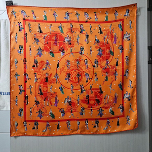 에르메스 스카프 까레 70 오렌지(67cm)