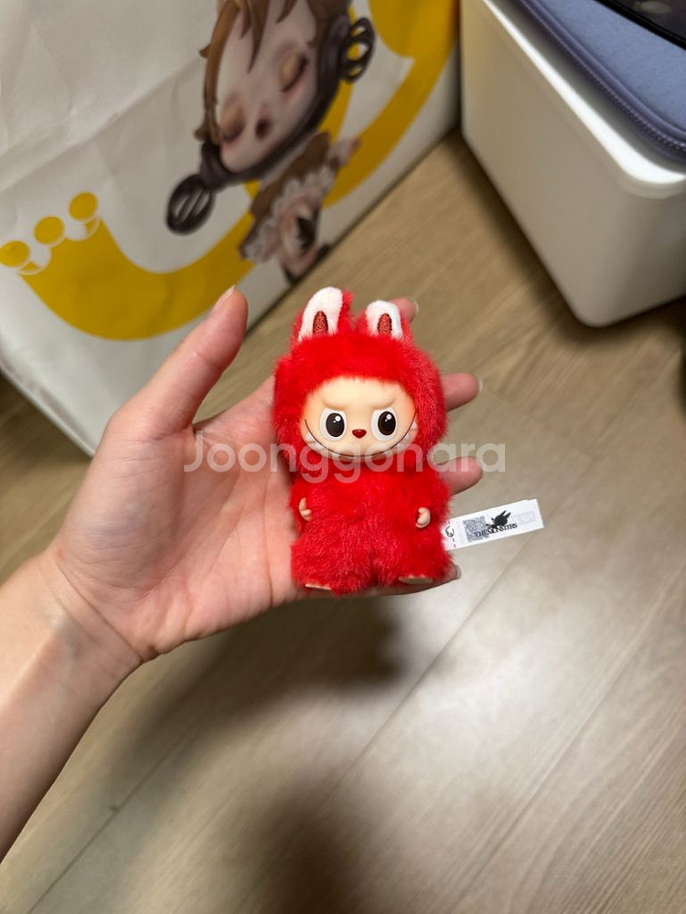 라부부 미니 키링 알파벳X 판매합니다--0