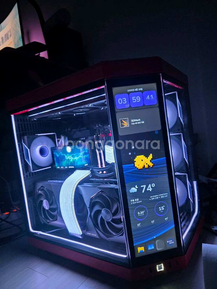 라이젠9 9950x3d 마스터 5090 슈프림 y70--4