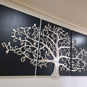 메탈트리벽걸이 장식