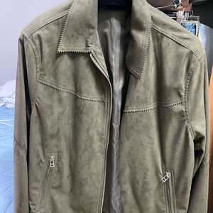 유스 Faux Suede Jacket 카키 s사이즈