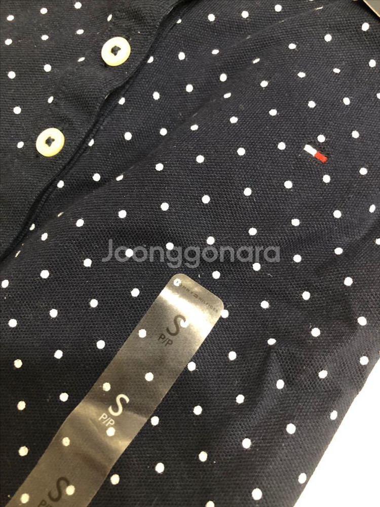 타미힐피거 여성 폴로 S 반팔셔츠--4