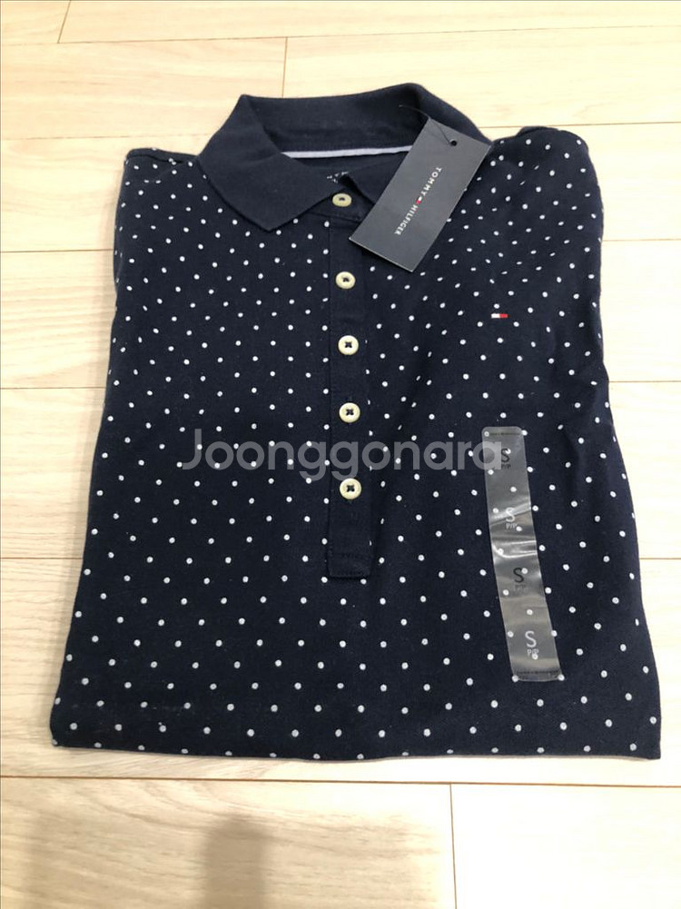 타미힐피거 여성 폴로 S 반팔셔츠--0