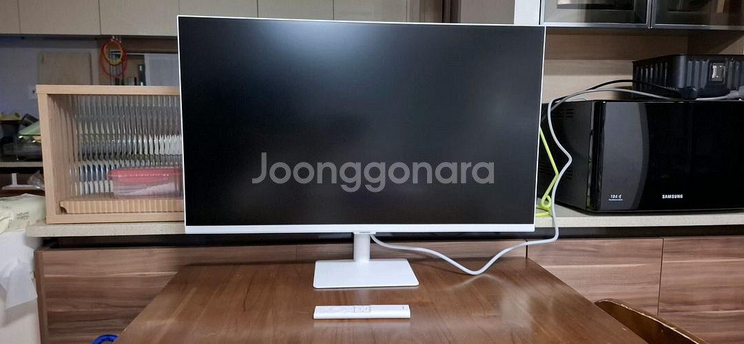 삼성 스마트모니터 M5 + 삼성 정품 스탠드--1