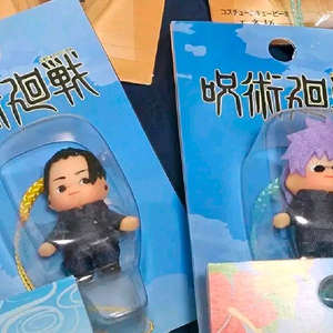 주술회전 고죠 게토 고전 큐피 키링 미개봉