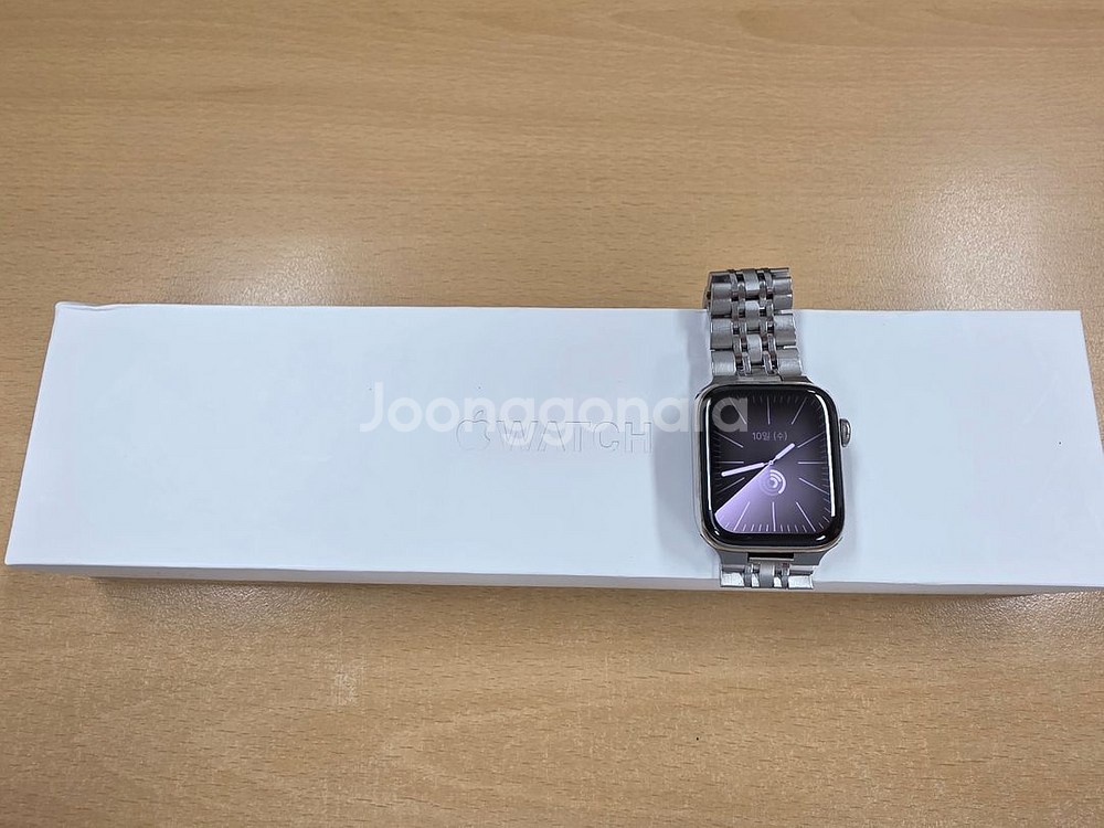 애플워치6 셀룰러 44mm 스테인리스--3