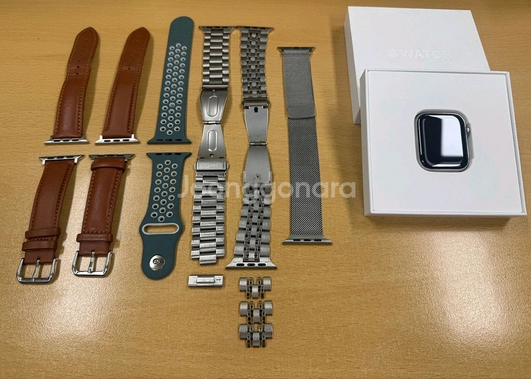 애플워치6 셀룰러 44mm 스테인리스--4