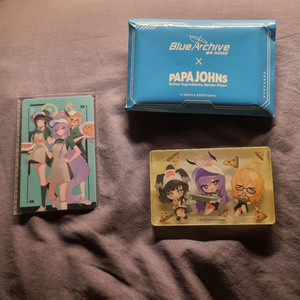 블루아카이브 파파존스 아크릴 포토카드