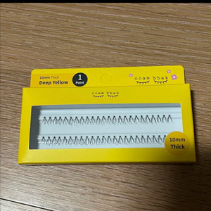 깜빡 속눈썹 10mm thick 1기둥