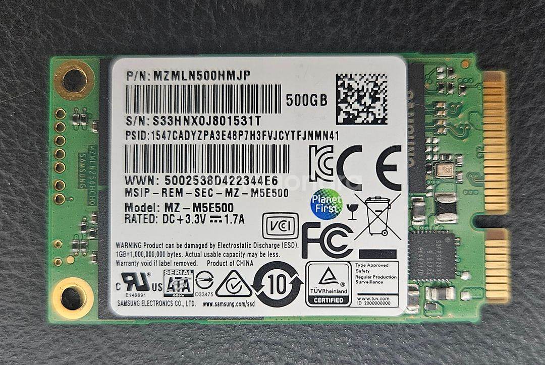 SAMSUNG SSD850 EVO-500GB MSATA--0