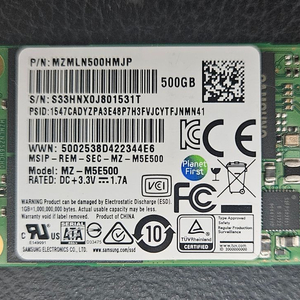 SAMSUNG SSD850 EVO-500GB MSATA