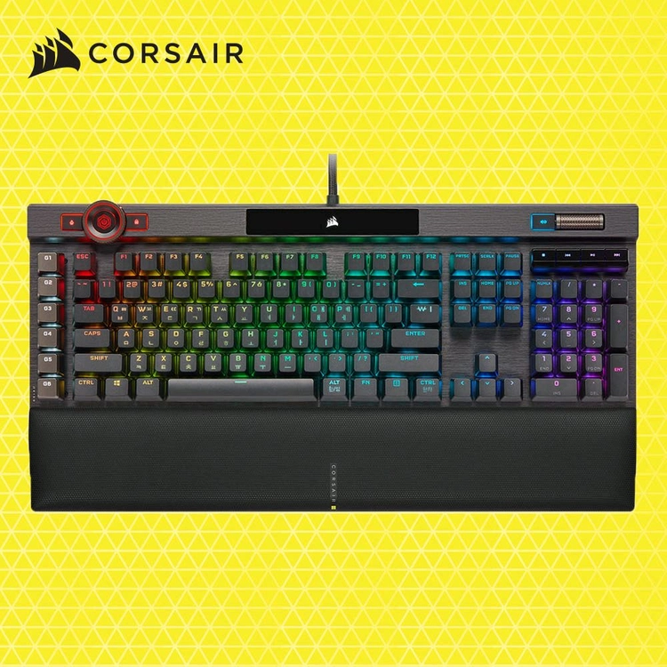 커세어 K100 RGB PBT OPX 광적축 한글 기계 이미지