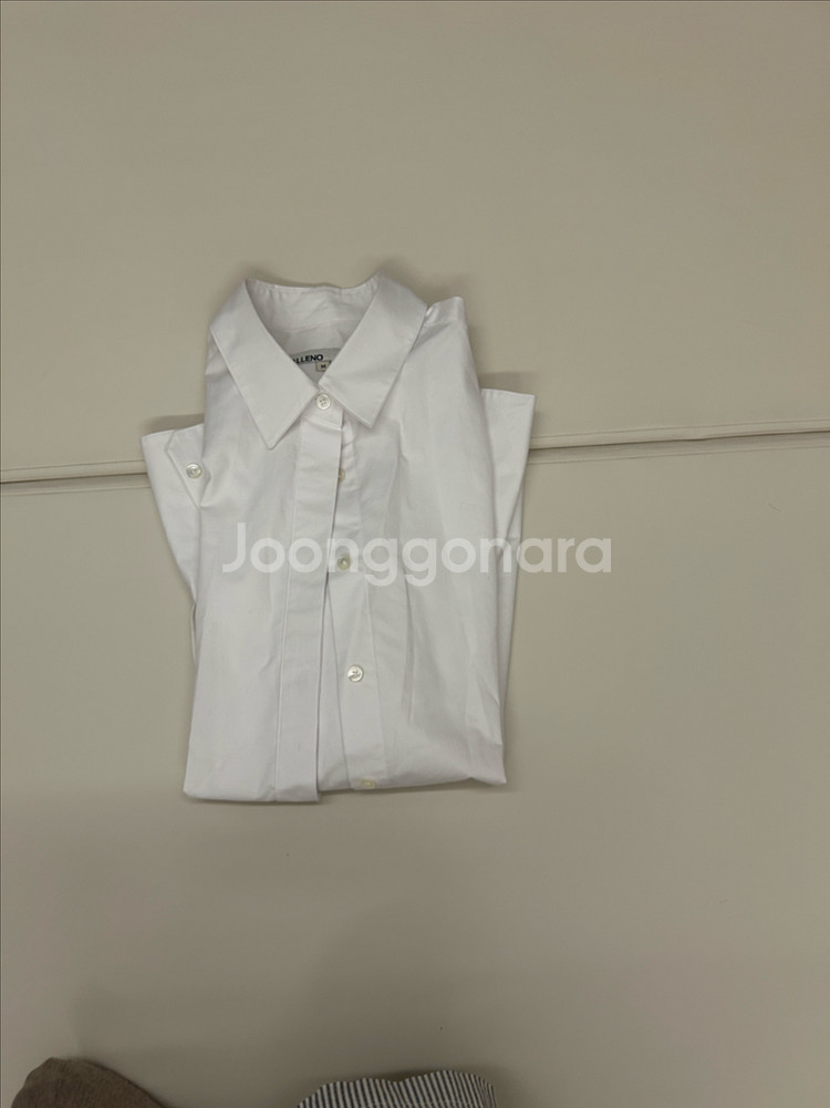 알렌오 화이트 셔츠 M--2