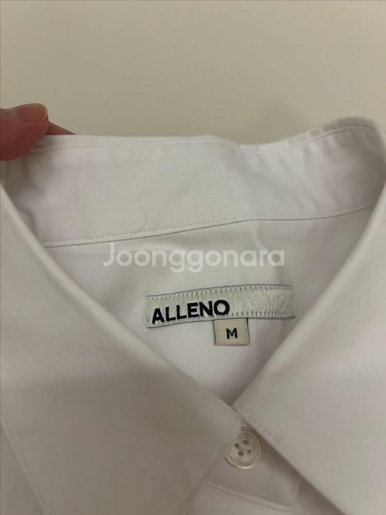 알렌오 화이트 셔츠 M--3