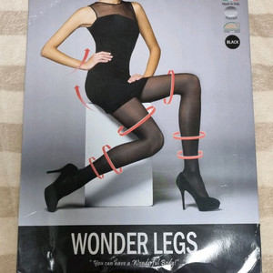 원더레그 압박 팬티스타킹 스몰 블랙