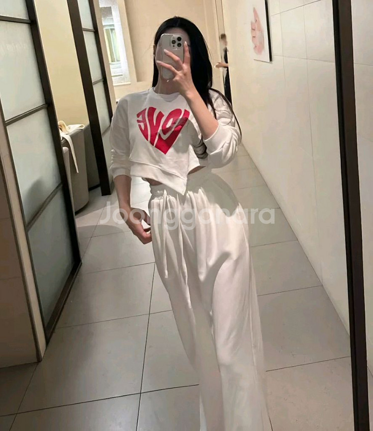 핏보장 밴딩 와이드 팬츠(새제품)--2