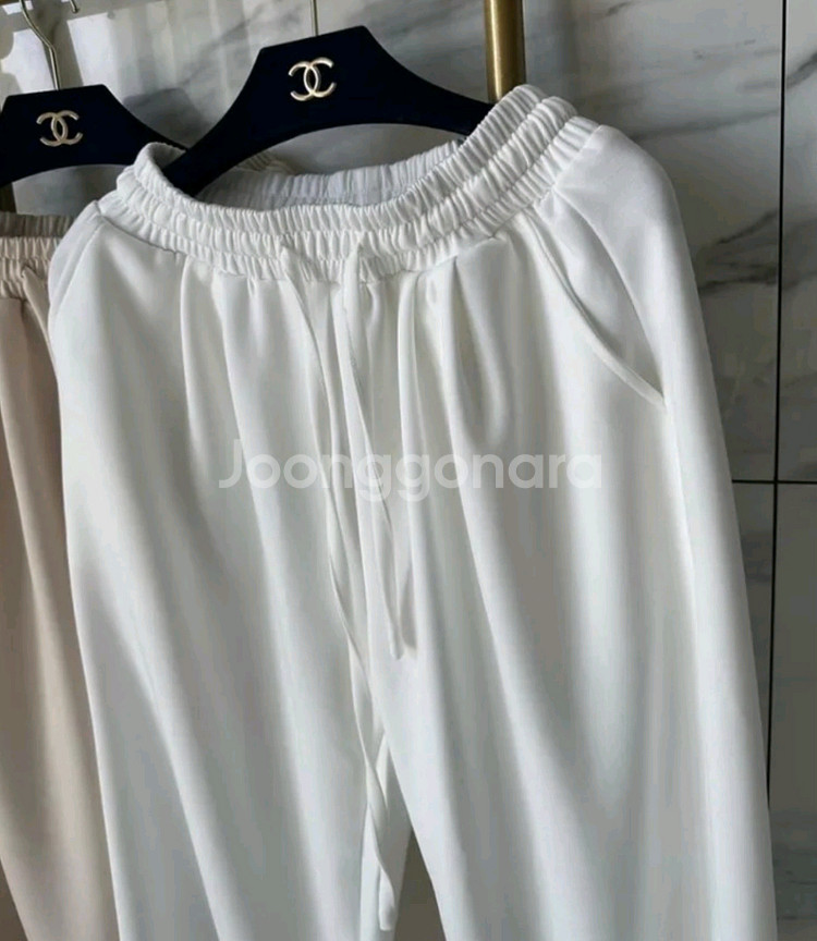 핏보장 밴딩 와이드 팬츠(새제품)--1