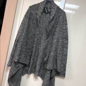 쟈딕앤볼테르 숄카라 언발 케이프 가디건 울 모헤어 니트