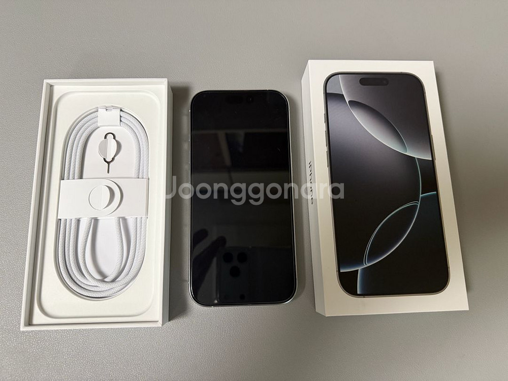 아이폰 16 Pro 256GB 화이트 티타늄--1