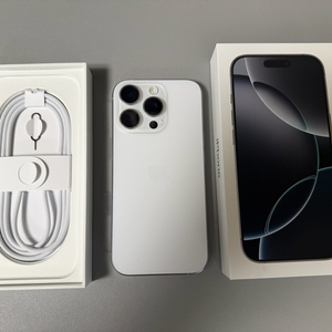 아이폰 16 Pro 256GB 화이트 티타늄
