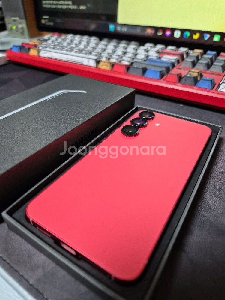 갤럭시 S25 (512GB)코랄레드 자급제 강남전용컬러--1
