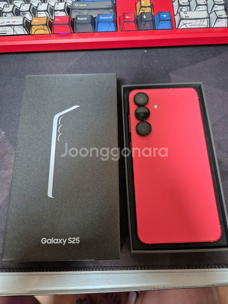 갤럭시 S25 (512GB)코랄레드 자급제 강남전용컬러--0