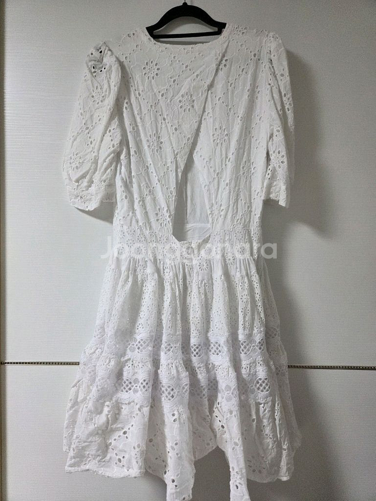 마쥬 maje 아일렛 퍼프 원피스 38--6