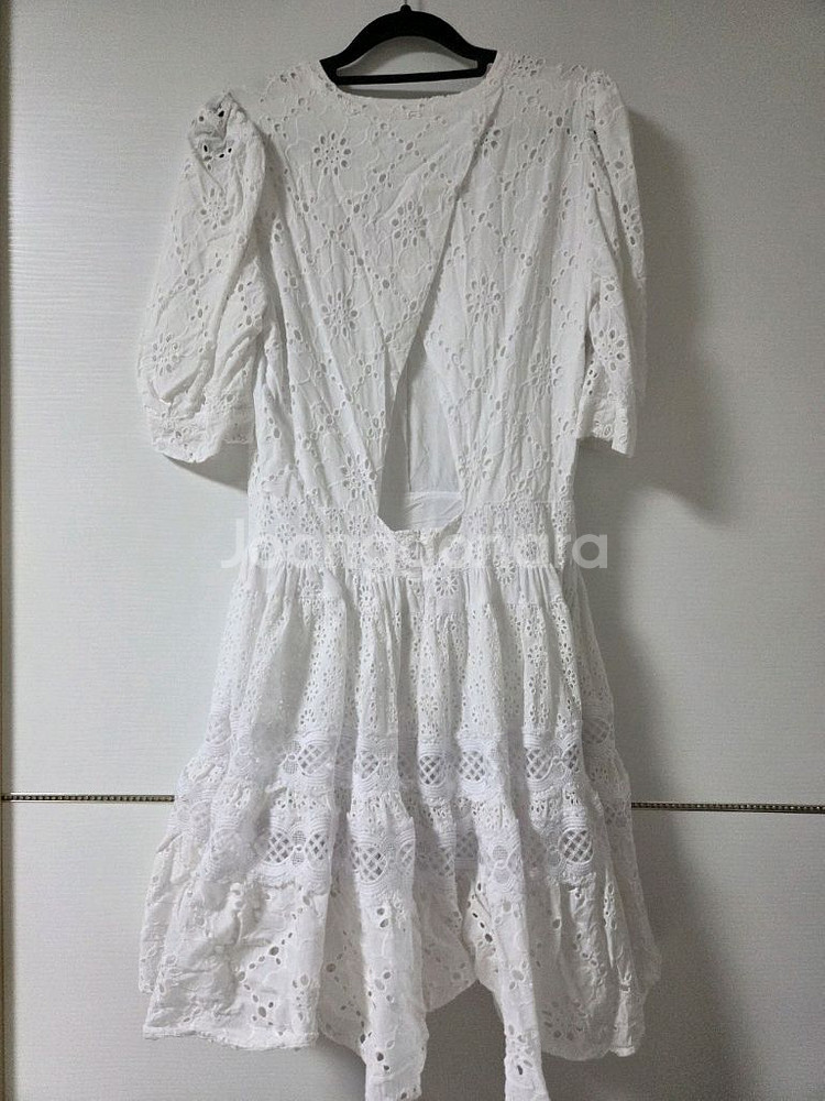 마쥬 maje 아일렛 퍼프 원피스 38--8