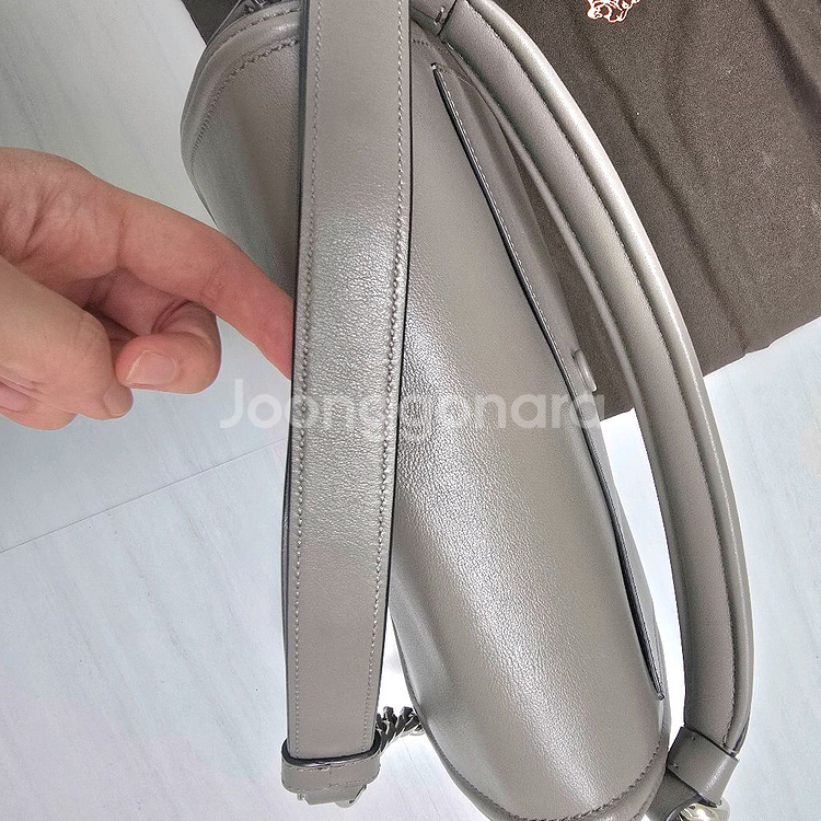 토즈 더블티 숄더백 그레이--6