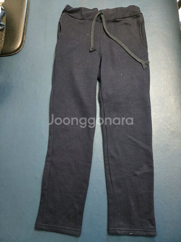 네이비 기모 트레이닝 팬츠--0