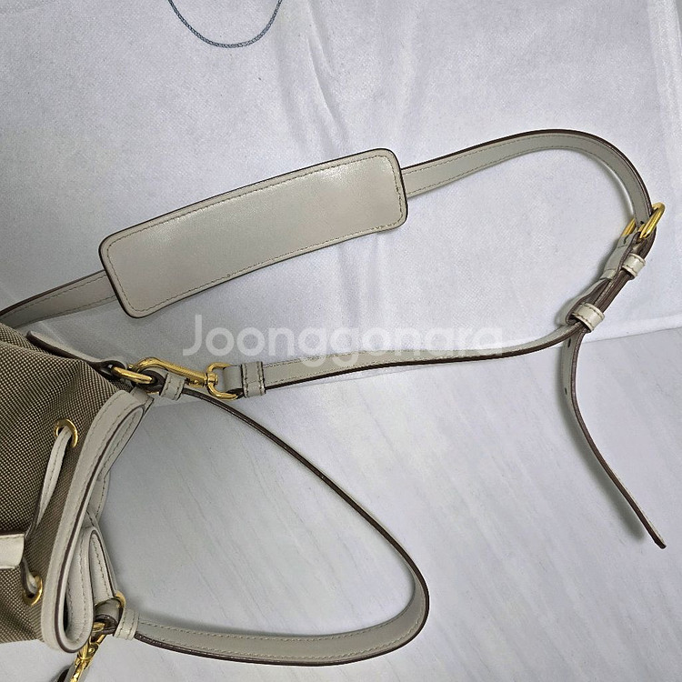 프라다 자카드 라지 버킷백 1BH097 정품--7