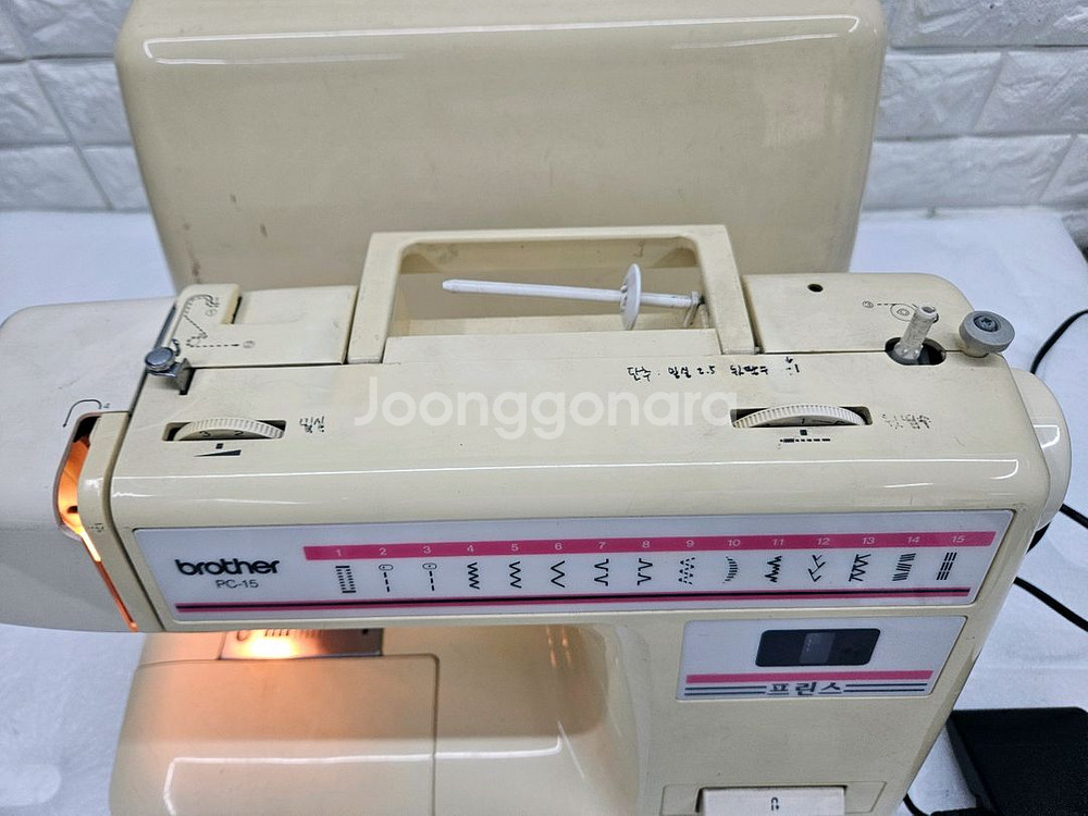 브라더 미싱 PC-15 입니다--2