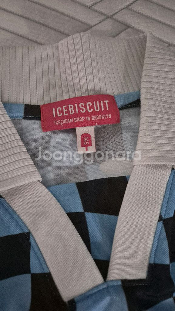 Ice Biscuit 체크 상하의 세트 145--1