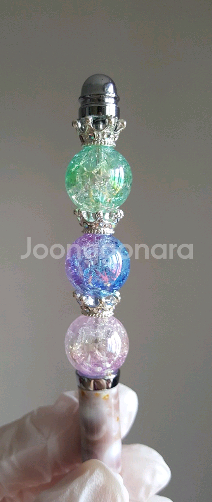 크랙 구슬 비즈--4