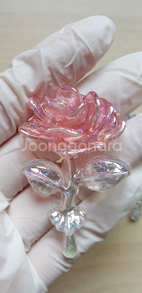 야광 줄기 장미 파츠 데코덴--4