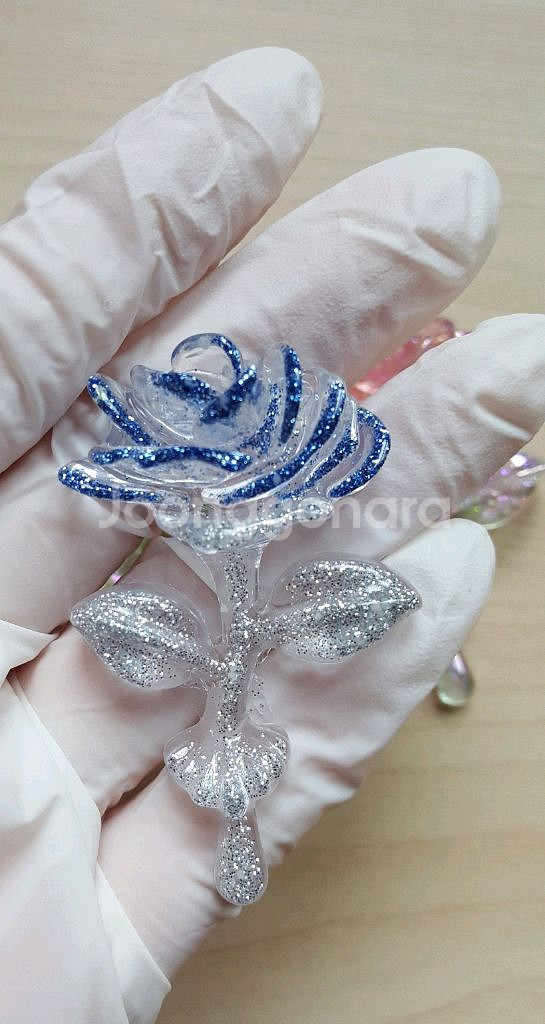 야광 줄기 장미 파츠 데코덴--5