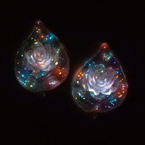 야광 꽃 나뭇잎 파츠 데코덴