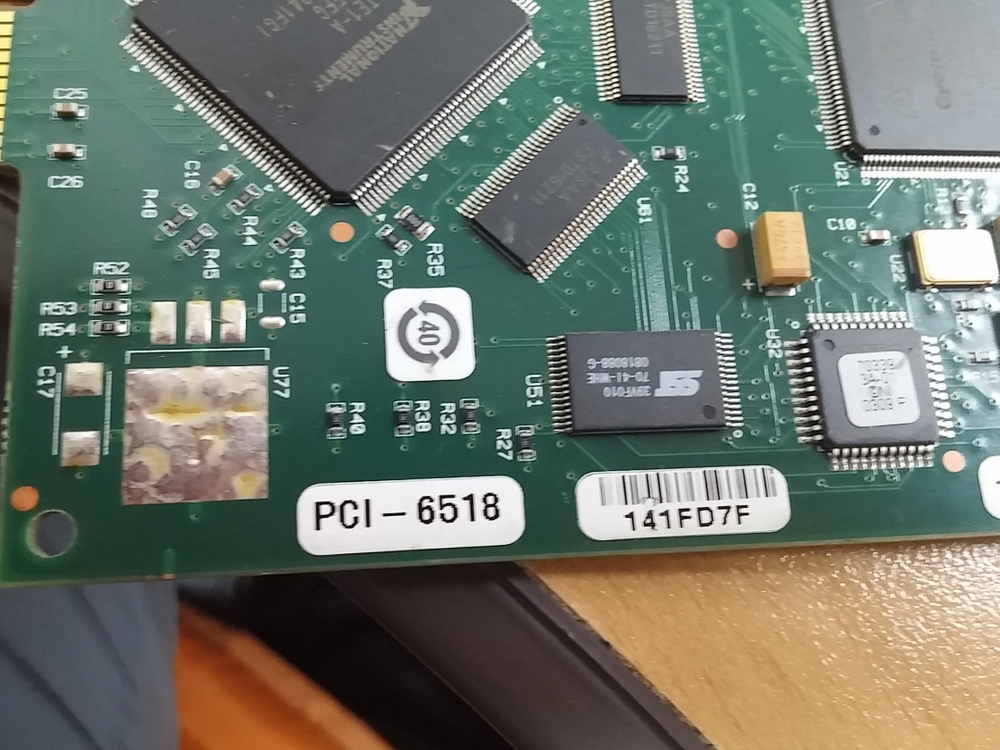 NI PCI-6518 디지털 I/O 산업용카드 DAQ--3