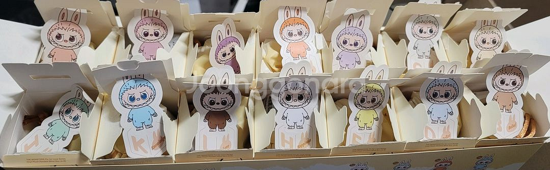 라부부 내 마음속 비밀번호 미니 인형 키링 (A~M)--1