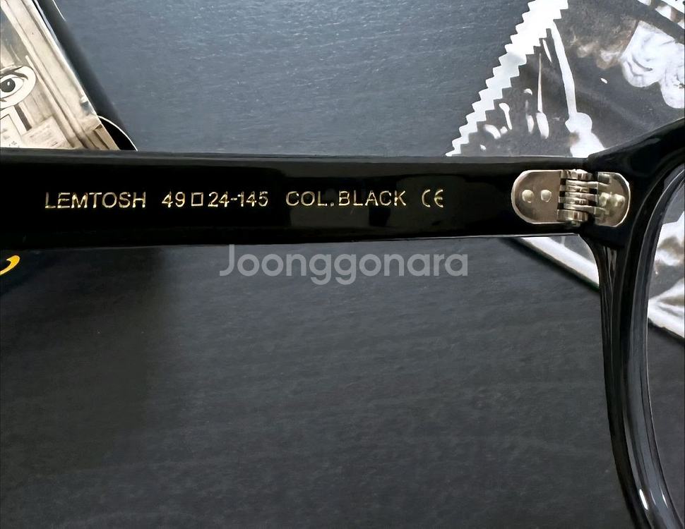 모스콧 렘토쉬 블랙 49 안경 판매합니다--2
