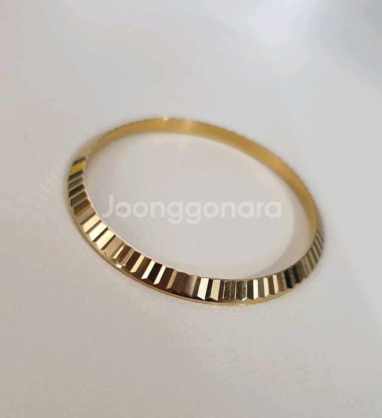 18K 옐로우골드 36mm 플루티드 시계 베젤--0