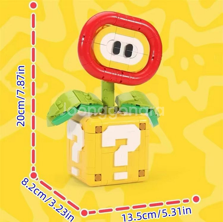 슈퍼마리오) 식물 레고 364pcs--1