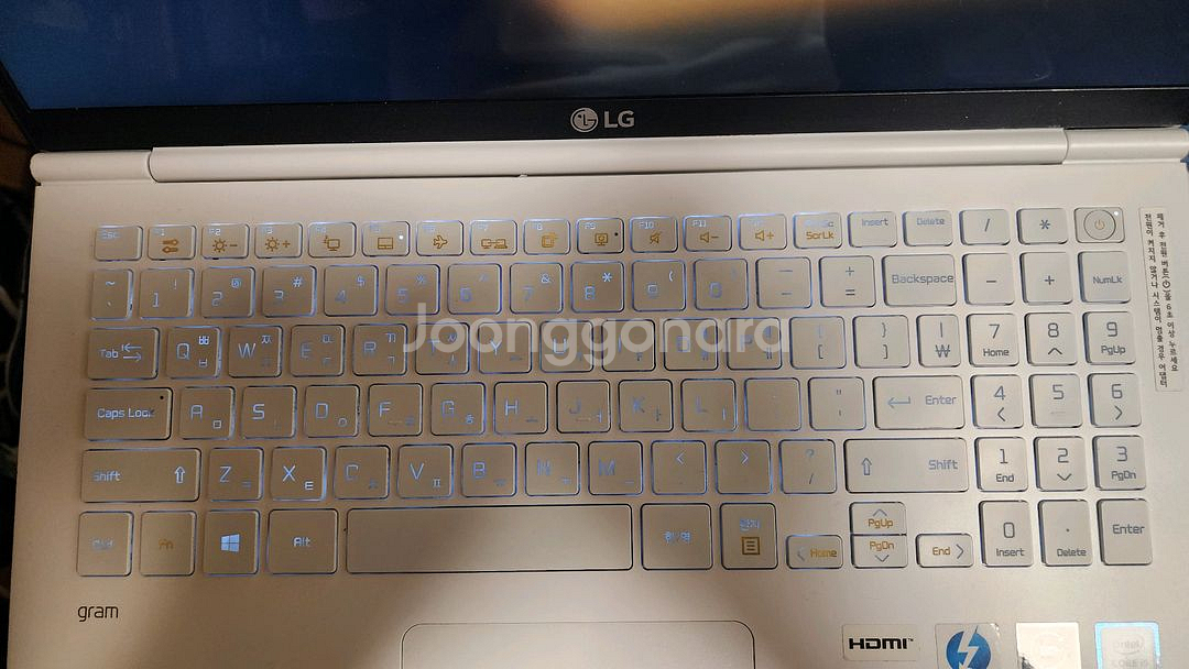 2019 LG 그램 I5 8기가--5