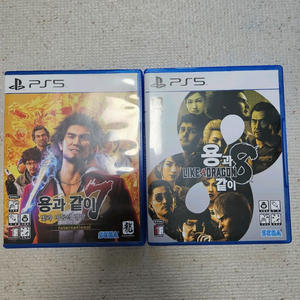 PS5 용과같이7,8 일괄 팝니다.