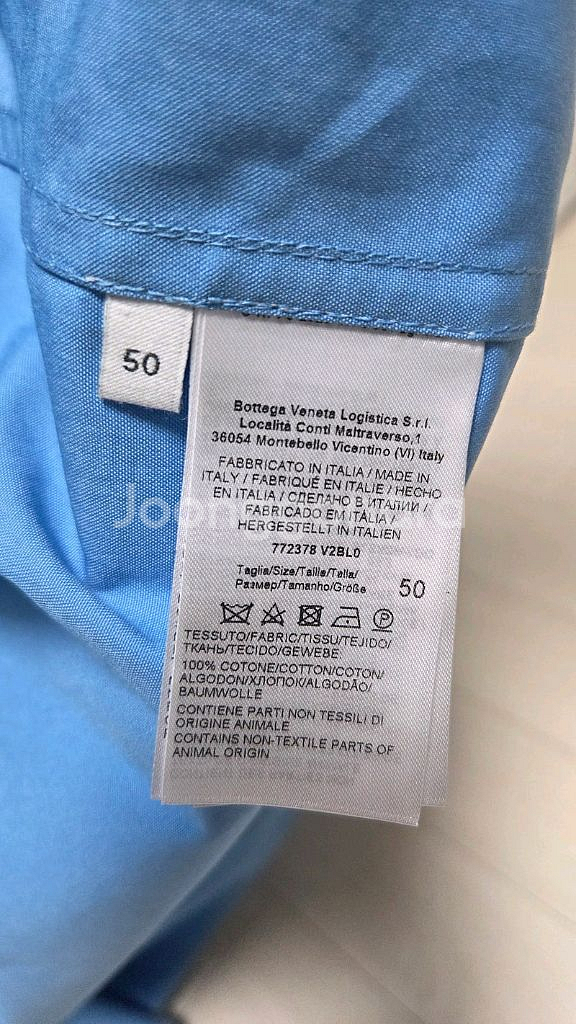 보테가베네타 24SS 더블레이어 코튼셔츠 50 사이즈--4
