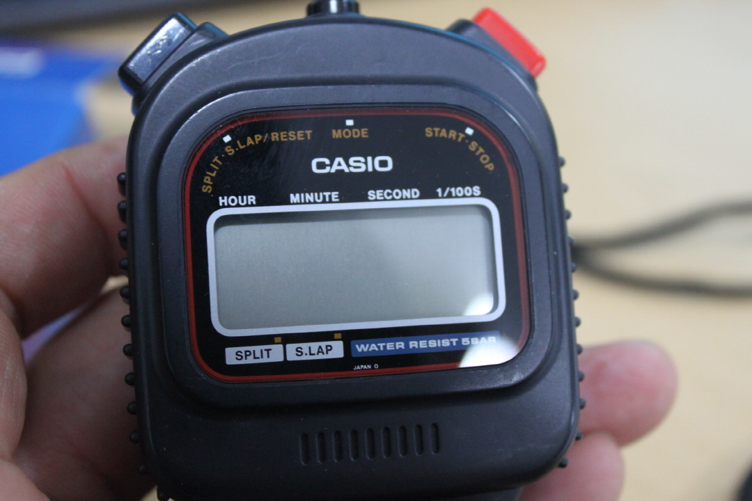 카시오 스톱워치 HS-10W 스탑워치 이미지