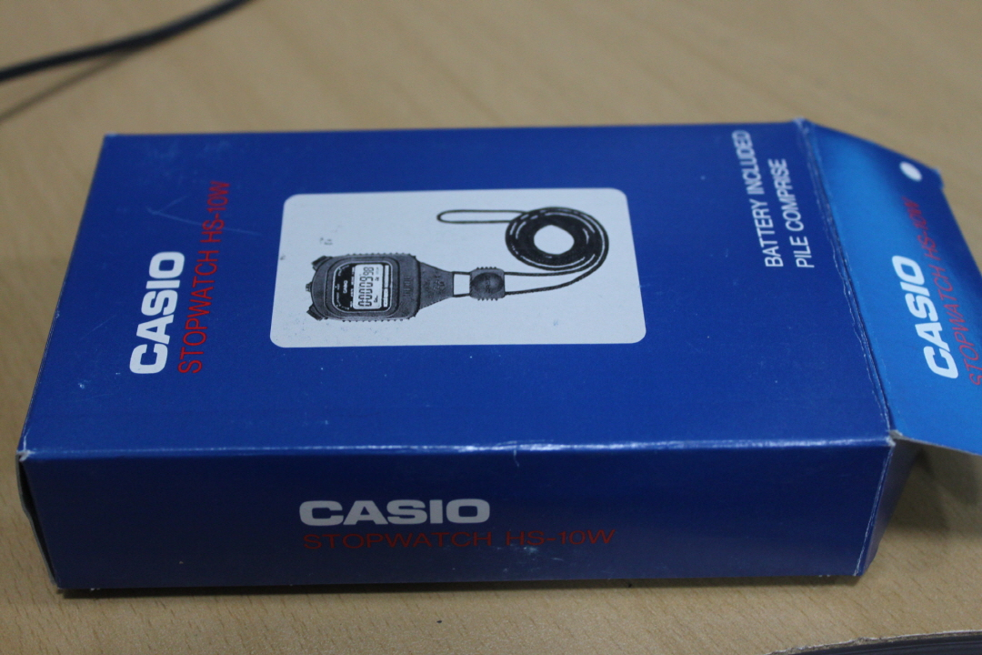 카시오 스톱워치 HS-10W 스탑워치 이미지