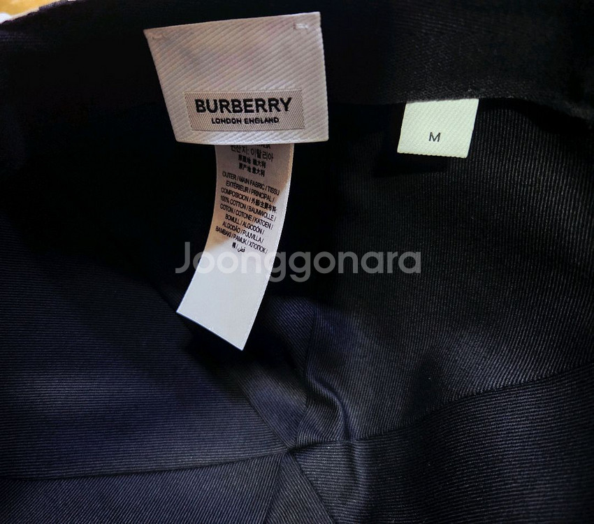 버버리 TB 베이스볼캡 8026924 114008 A--5