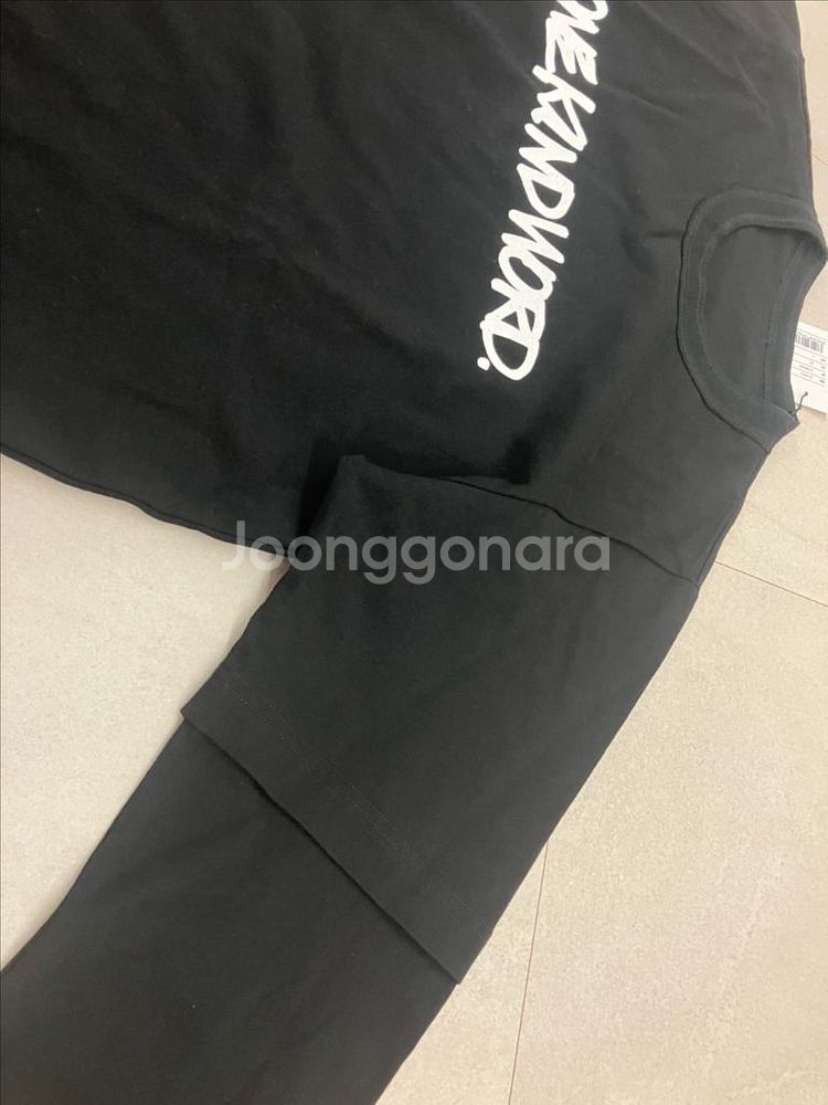 사카이 / X HAZE 원카인드 긴팔티셔츠 블랙 / 3--2