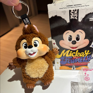 팝마트 미키패밀리 칩앤데일 키링